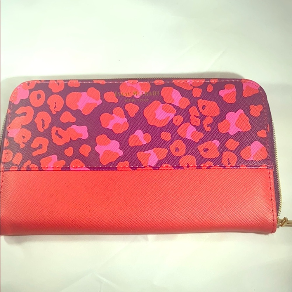 Isaac Mizrahi small pencil case/ makeup bag